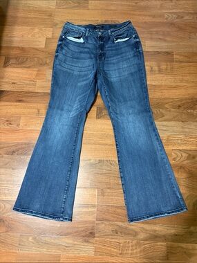 Judy Blue Medium Dark Blue Flared Women's Jeans